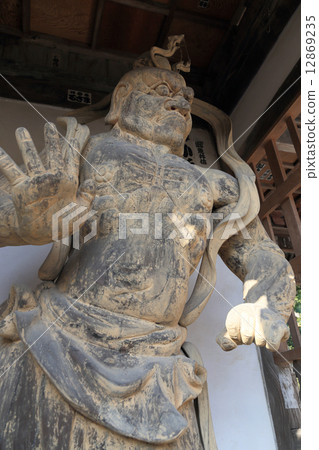 四國佛教第67號佛教寺院“Daego-ji”Nibaemon的Nioen形象（形狀） 12869235