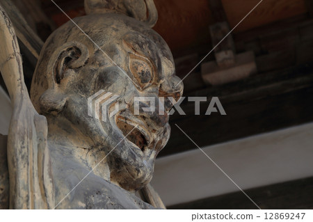 四國大佛第67號佛教'大勝寺'Ninhamon（Achi）的形象 12869247