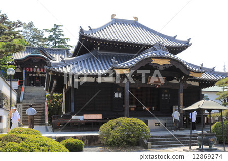 Shikoku Shrine Place No. 78 Buddhist Temple Temple "Main Hall and Daishodo 12869274