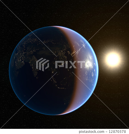 Asia city lights 12870378