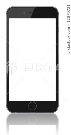 new Smartphone with blank screen on white background new Smartphone with blank screen on white background 12870721