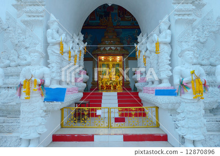 Thai temple, culture of buddhism, Wat Sanpayang luang 12870896