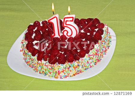 Birthday raspberry cake Birthday raspberry cake 12871169