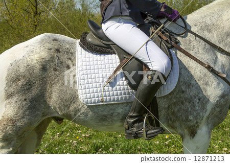 Young girl riding Young girl riding 12871213