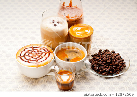 selection of different coffee type selection of different coffee type 12872509