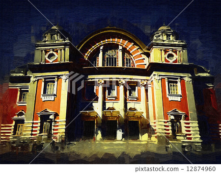 Osaka City Central Public Hall Original Painting Style 12874960