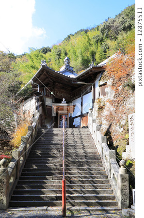 Shikoku Shrine Plant No. 71 Buddhist Temple "Yaidanji" Late Autumn Daiei Shikoku Shrine Plant No. 71 Buddhist Temple "Yaidanji" Late Autumn Daiei 12875511
