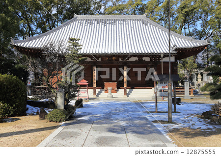 四國神社地方70號佛教寺院“主神社”下雪天區（Jujyo） 12875555