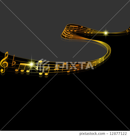 Musical notation score background 12877122