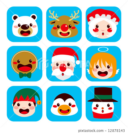 Christmas Character Faces Christmas Character Faces 12878143