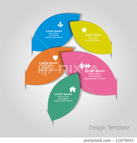 Infographic design template. Vector illustration 12879003