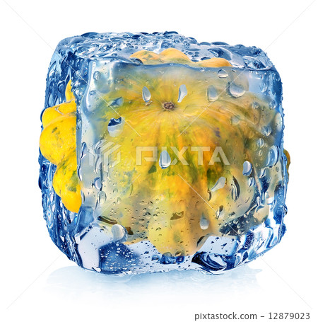 Gourd in ice cube 12879023