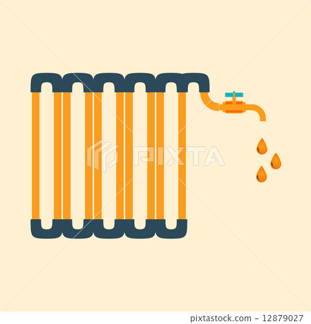 Vector color abstract design tangled pipes eps 12879027