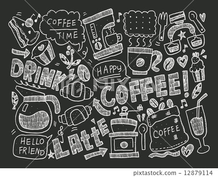 doodle coffee 12879114