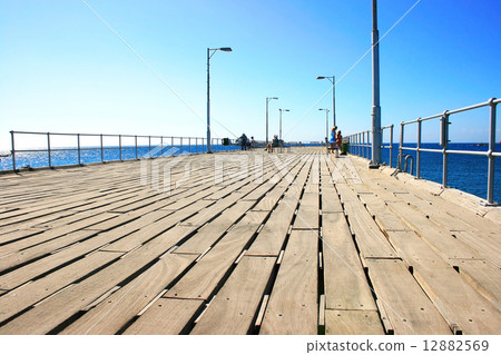 People on the pier 12882569