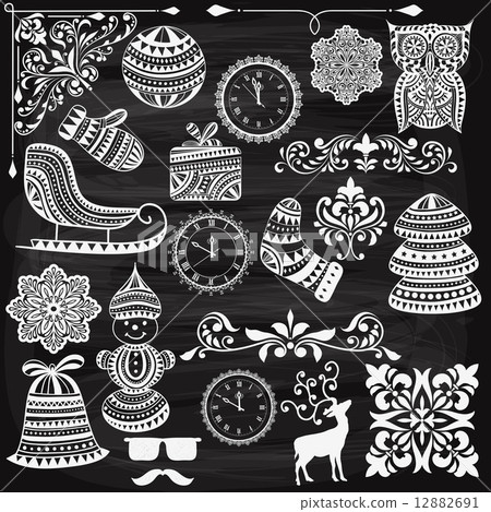 Vector Christmas Design Elements 12882691