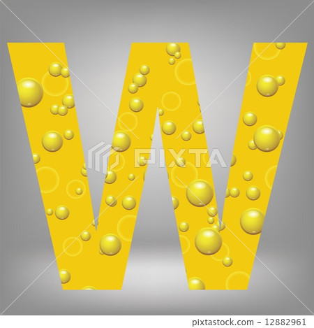beer letter W beer letter W 12882961
