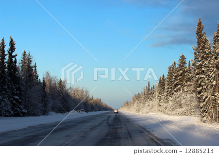 Alaska_ Alaska Winter Road Alaska_ Alaska Winter Road 12885213