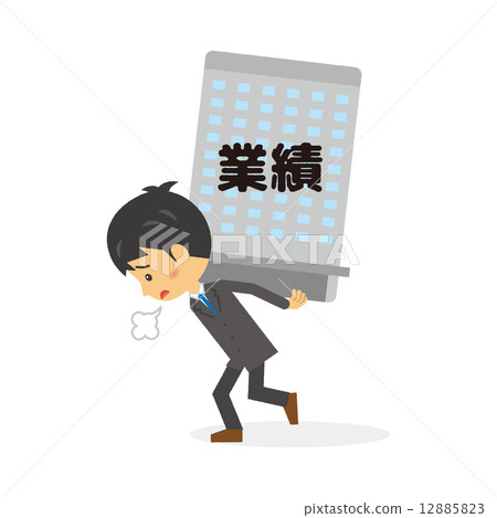 Business performance pressure company business man pressure 12885823