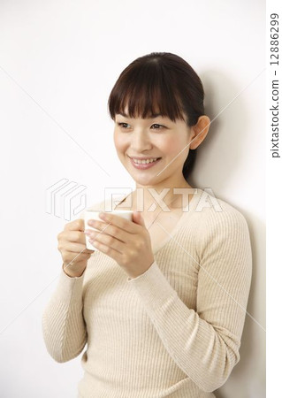 A woman with a smile A woman with a smile 12886299