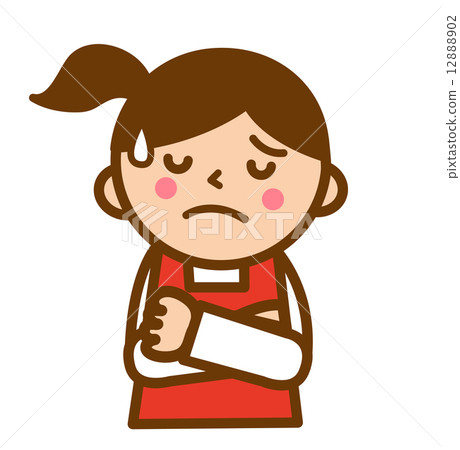 圍裙女人有一個憂慮 12888902