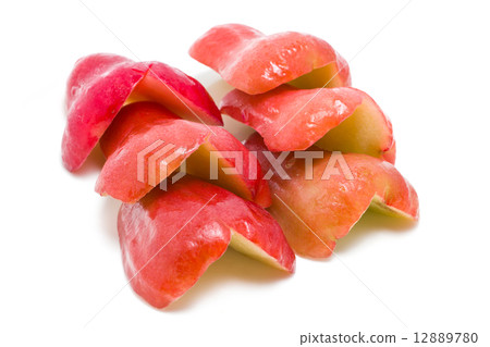 Rose apples isolated on white background. Rose apples isolated on white background. 12889780