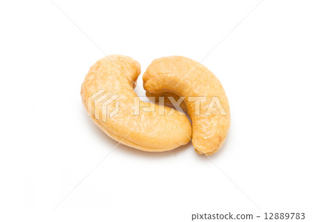 Cashew nuts isolated on white background. Cashew nuts isolated on white background. 12889783