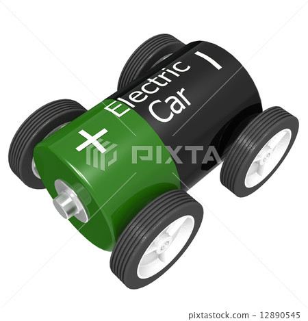 Electric car concept 12890545
