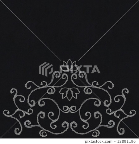 Chalk decorative ornament 12891196