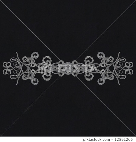 Chalk decorative design element Chalk decorative design element 12891266