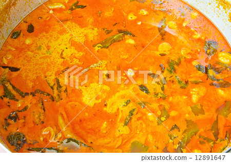 Chicken Coconut Milk Green Curry 12891647