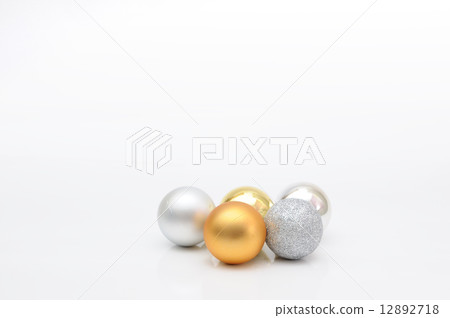 Chirstmas 's ball with golden ribbon for celebration and festiva Chirstmas 's ball with golden ribbon for celebration and festiva 12892718