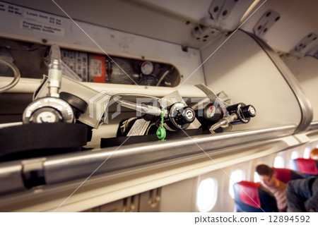 oxygen cylinders at aircraft 12894592