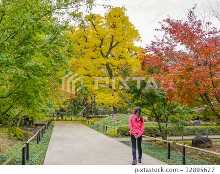接近秋葉的Kamiji寺廟 接近秋葉的Kamiji寺廟 12895627