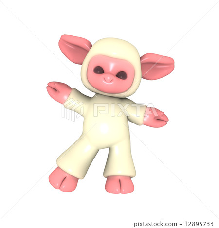羊的吉祥物 12895733