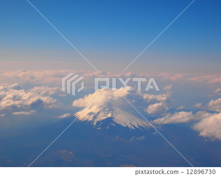 Fuji seen from an airplane 12896730