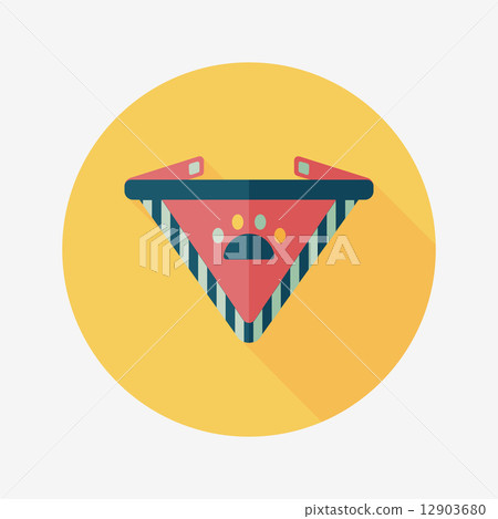 Dog Chain Icon Pet dog chains flat icon with long shadow,eps10 - Stock Illustration ...