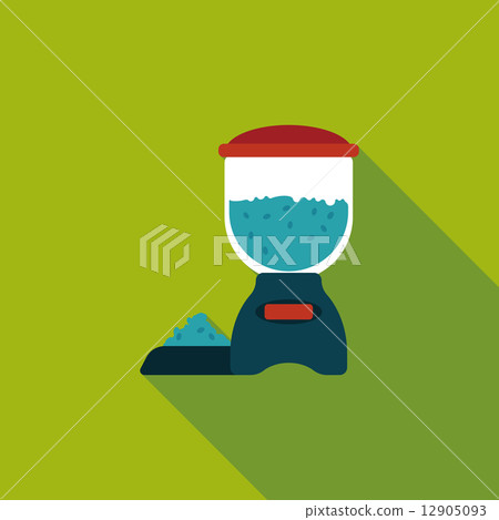 Pet dog food flat icon with long shadow,eps10 12905093