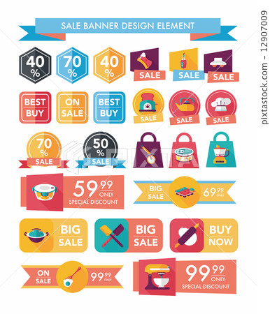 Kitchen sale banner design flat background,eps10 Kitchen sale banner design flat background,eps10 12907009