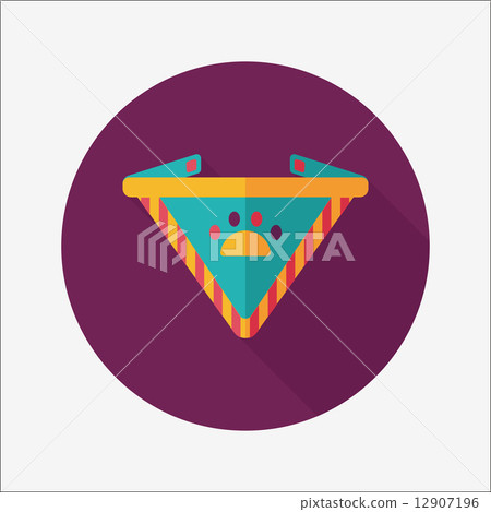 Dog Chain Icon Pet dog chains flat icon with long shadow,eps10 - Stock Illustration ...