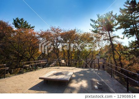 Toyama Park in Shinjuku-ku, Tokyo, the summit of Mt. Hakone 12908614