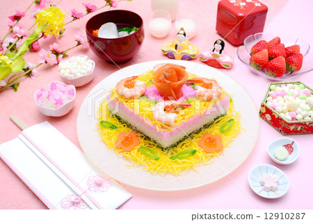 chirashi sushi  12910287