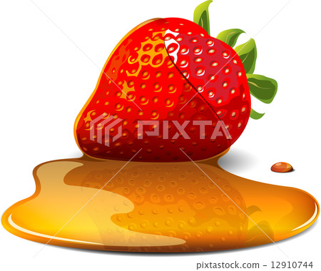 strawberry in caramels 12910744