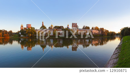 Panorama of Novodevichiy convent in Moscow Russia 12910871