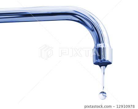 Faucet and water drop 12910978