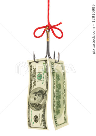 Fishing hook and money Fishing hook and money 12910999