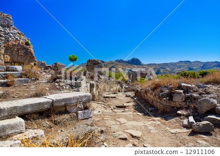 Ruins at Aspendos in Antalya, Turkey 12911106