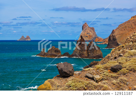 Coast in Tenerife island - Canary Spain 12911187