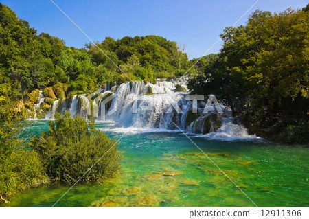 Waterfall KRKA in Croatia 12911306