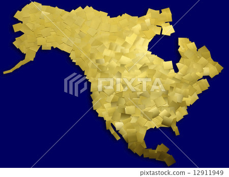 A golden map 12911949